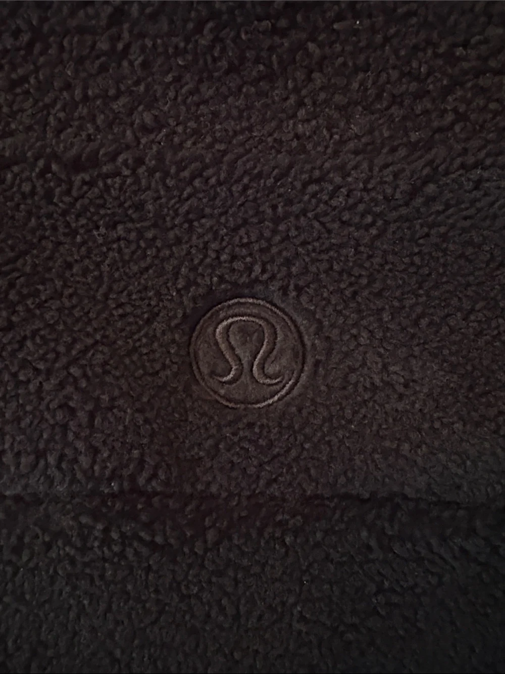 lululemon athletica Oversized Black Sherpa Half-Zip Pullover